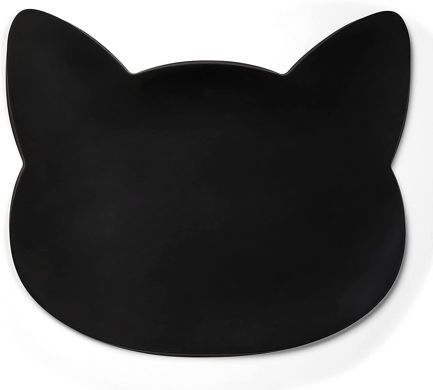Petco EveryYay Table Manners Cat Head Silicone Placemat For Clean