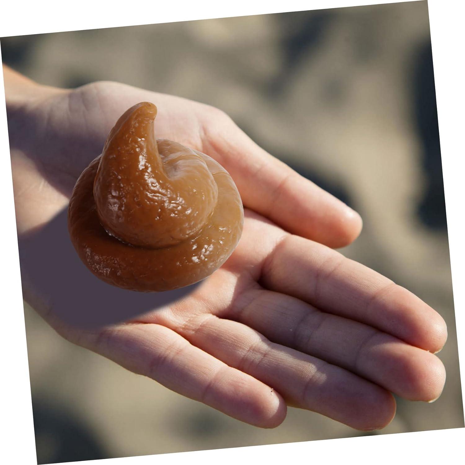 NOLITOY 6 pcs Simulation Poop Fake Dog Toy Novelty Mischief Poop Fake ...