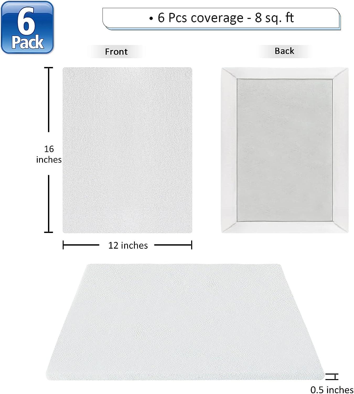 BXI Quilt Design Wall Thick Sturdy Flannel Quilters Design Board 16 x 12 x  0.5 inches 6 Pcs Portable Quilting Wall Panels Hold Fabric Firmly Sewing  Quilting Supplies for Quilt Block Projects White S