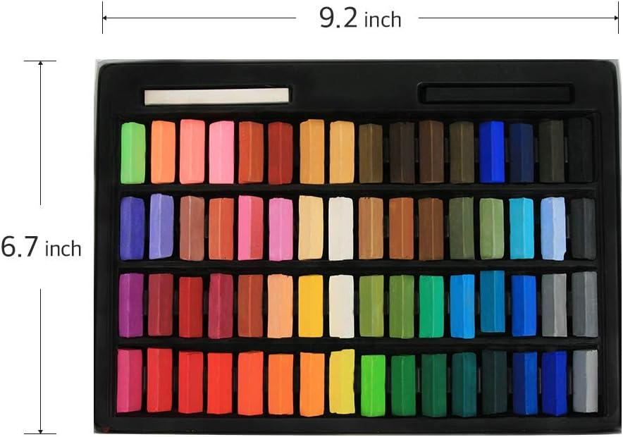 64 Color Artist Chalk Pastels Soft Pastel Set Art Supplies Painting Non  Toxic