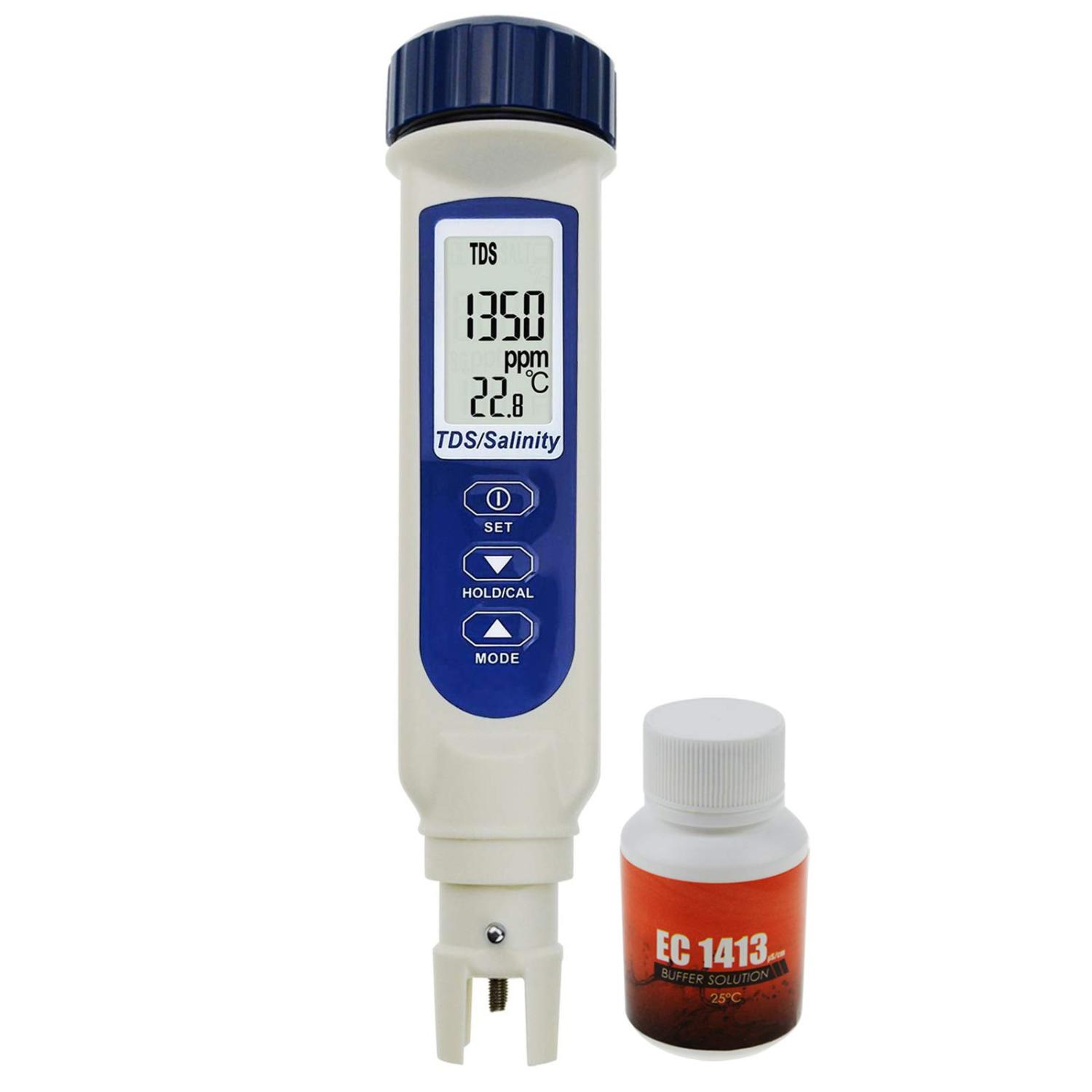 Salinity Tester High Accuracy Salinity Meter with Automatic Calibration