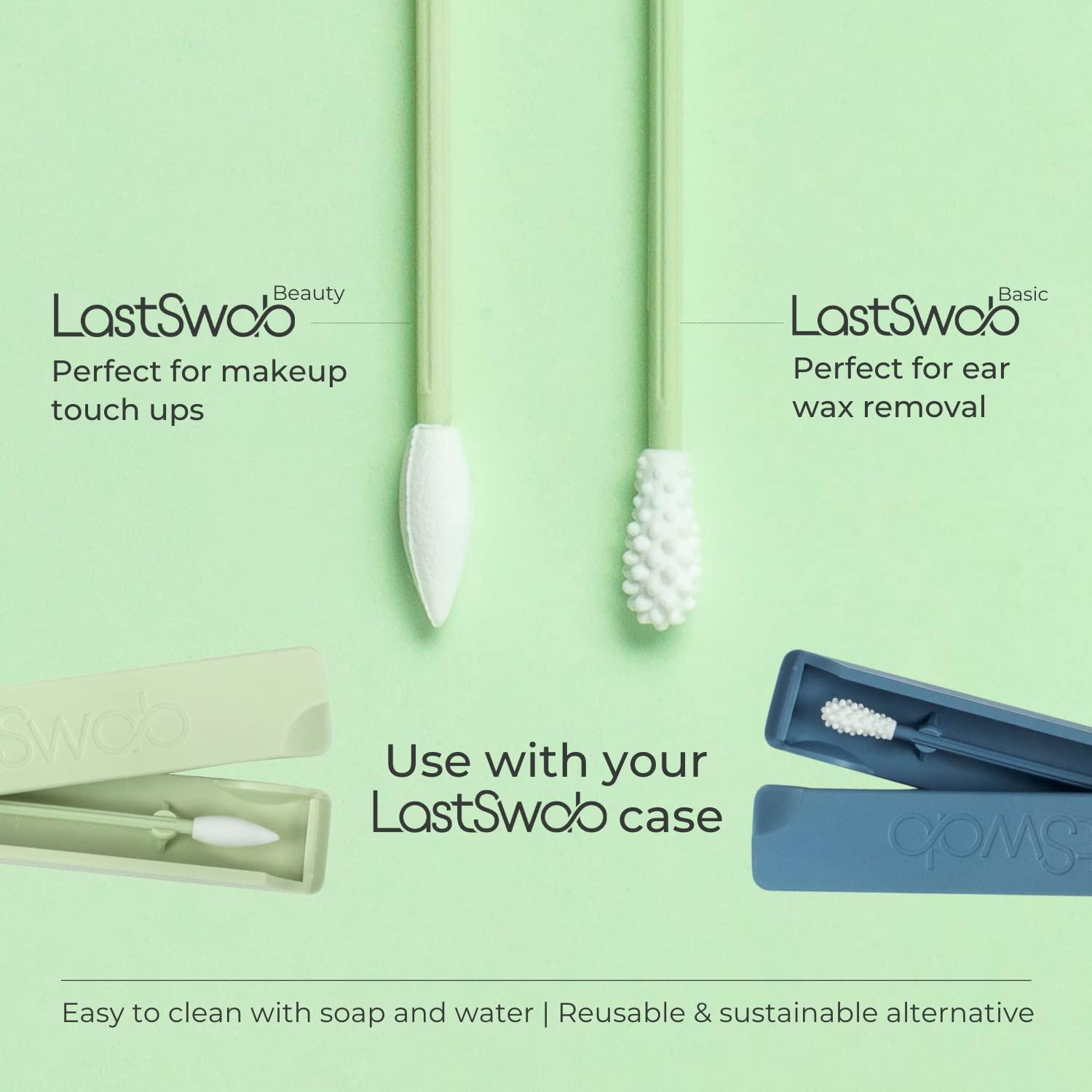  LastSwab® Reusable Cotton Swabs for Ear Cleaning - The  Sustainable and Sanitary Alternative to Single-Use Q Tips - Zero Waste and  Easy to Clean - Comes with a Convenient Travel