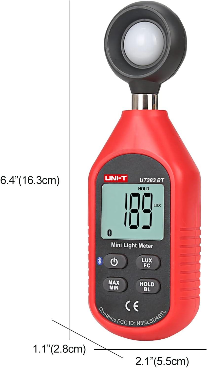 UT383BT Mini luxmètres avec Bluetooth