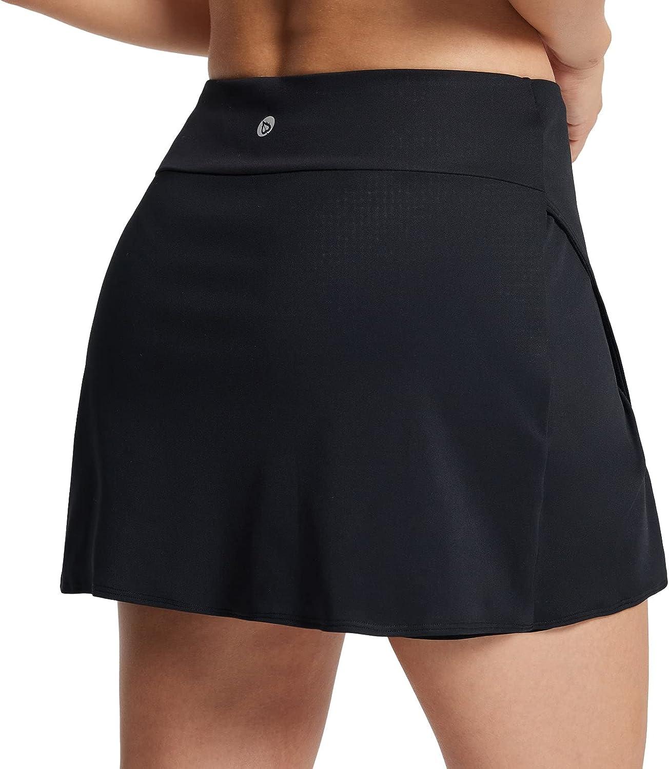 BALEAF Women's 14 Tennis Skirts High Waisted Golf Skort Athletic