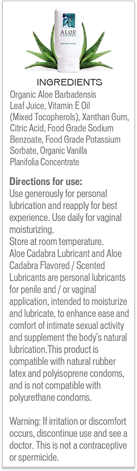 aloe cadabra natual aloe personal lubricant WHICH LUBE IS BEST, SILICONE OR WATER BASED? – (BUM) Bottoms Up Movement main image 1