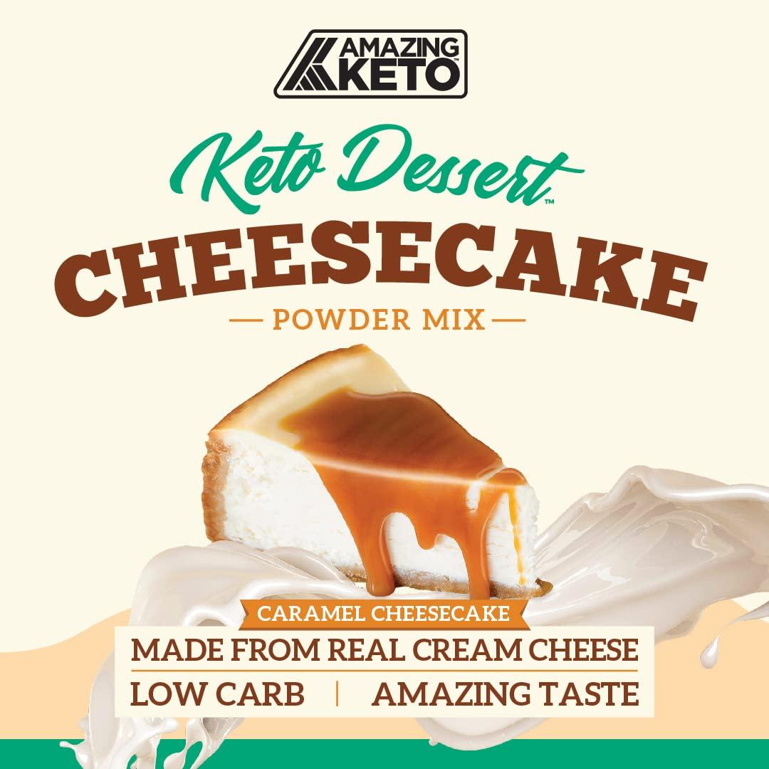 Keto Dessert Powder Cream Cheese & Cheesecake Mix Gluten Free, Low