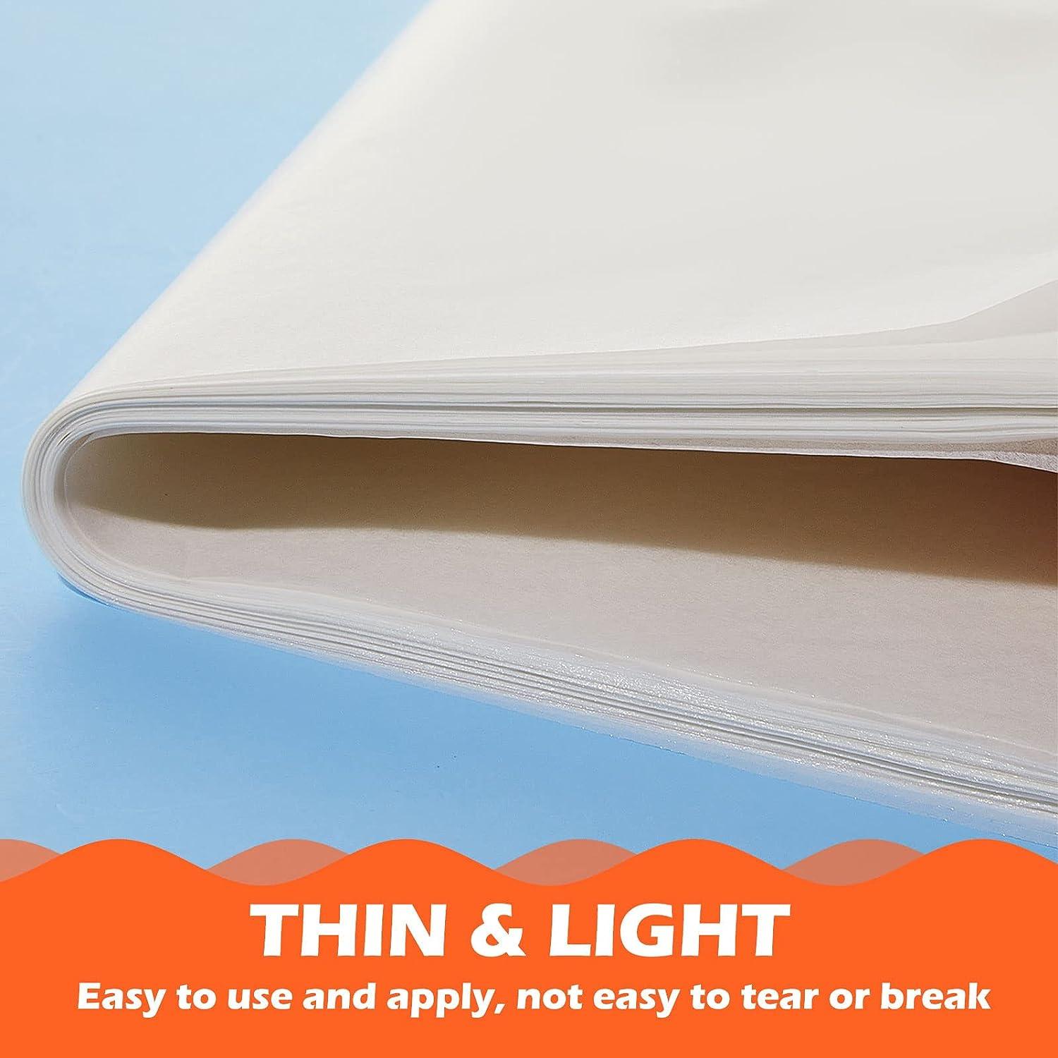 120 Sheets Deli Paper Sheets Transparent Paper Translucent Clear Paper