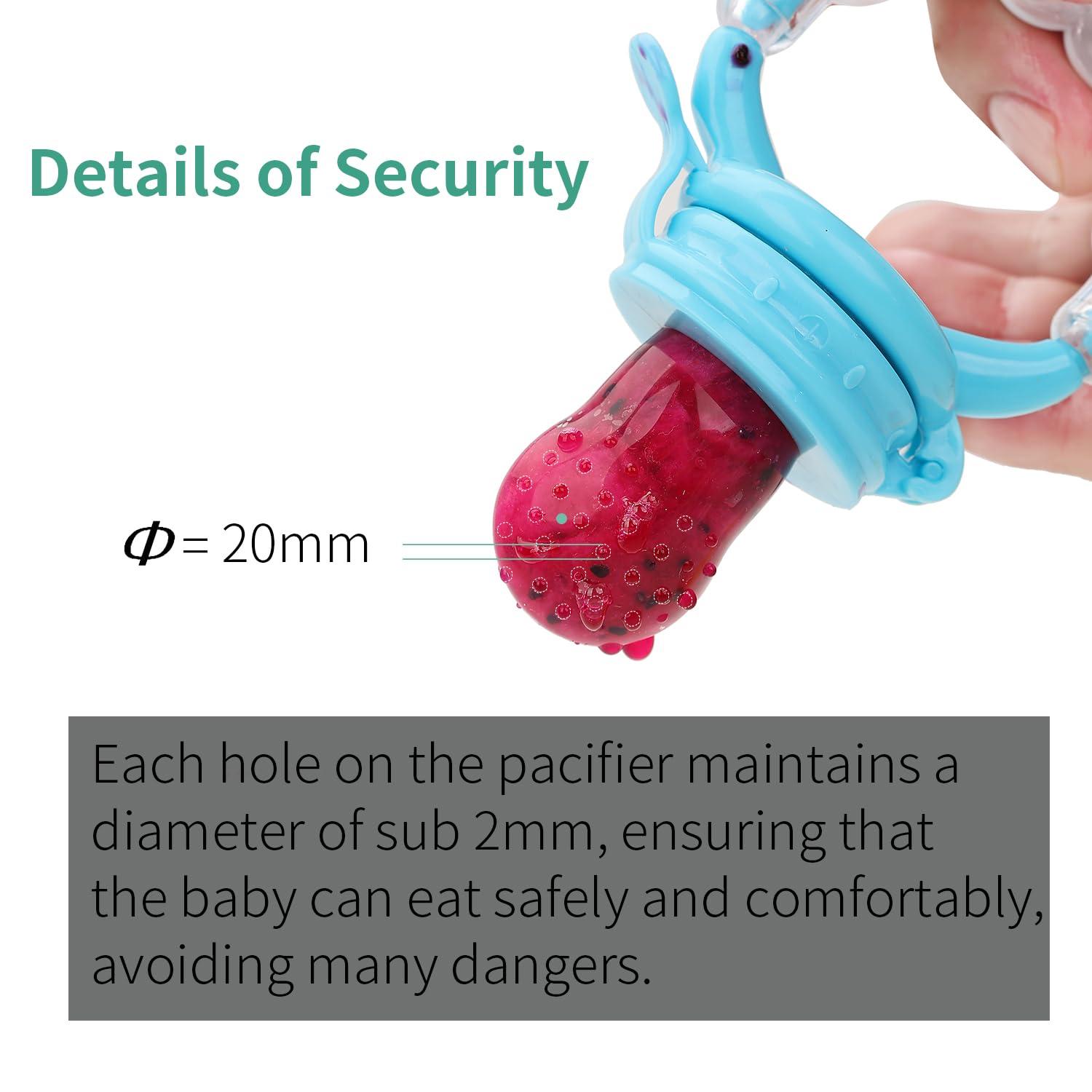 Fruit Pacifier Set for Happy Babies | 6 BPA-Free Pacifiers in 3 Sizes ...