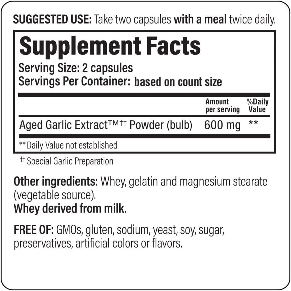 Kyolic Aged Garlic Extract Formula 100, Original Cardiovascular, 300