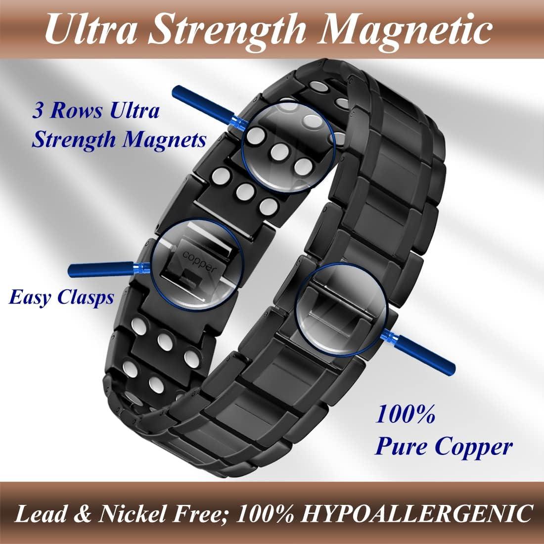 Vicmag Copper Bracelet for Men Copper Bracelet Ultra Strength