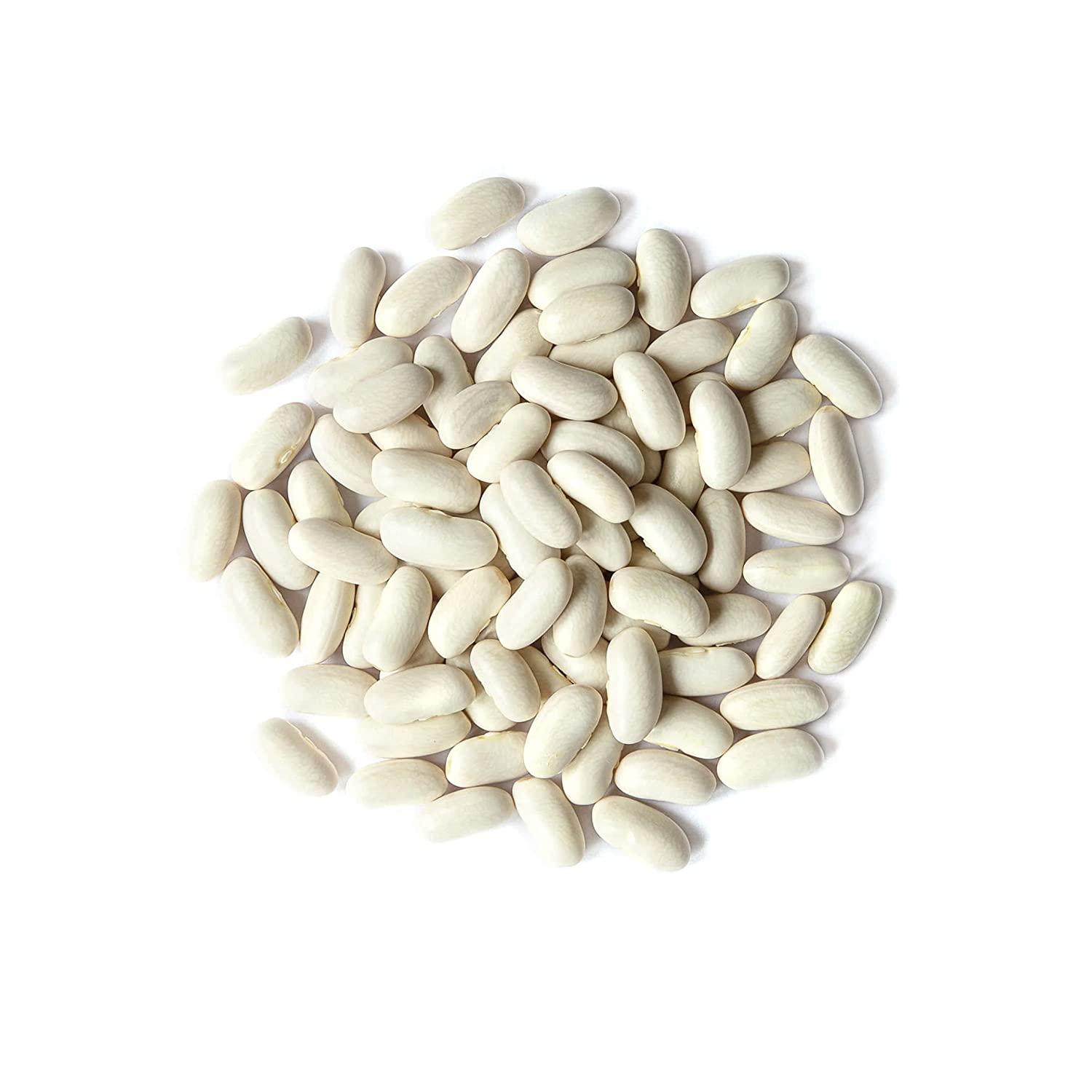 Organic Cannellini Beans, 3 Pounds NonGMO, Dried White Kidney Beans