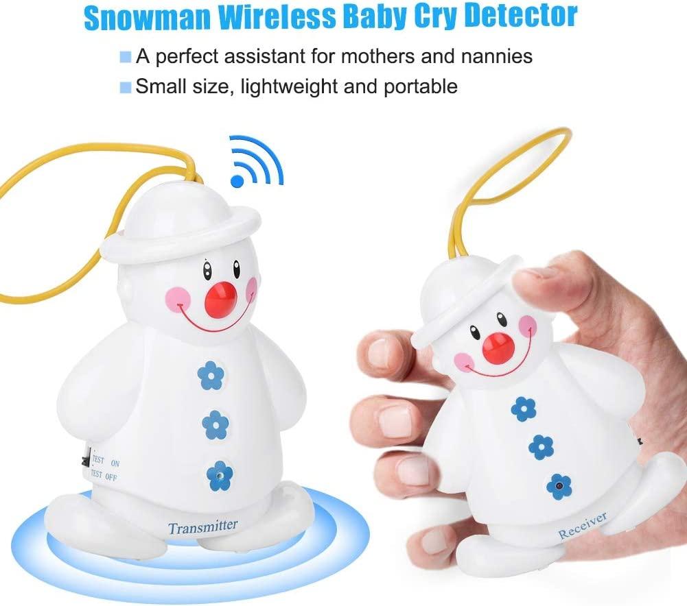 Snowman Wireless Baby Monitor Parent Unit Infant Crying Alarm With