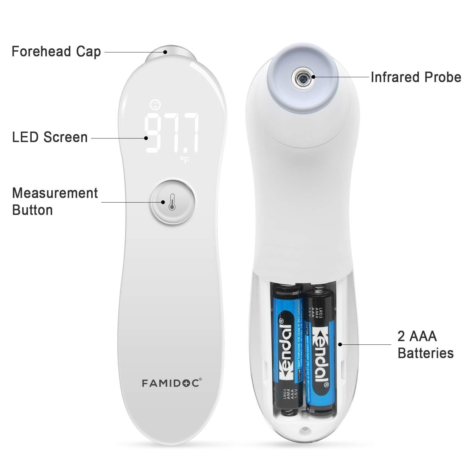 Forehead Thermometer Digital Medical Thermometer for Fever Ear