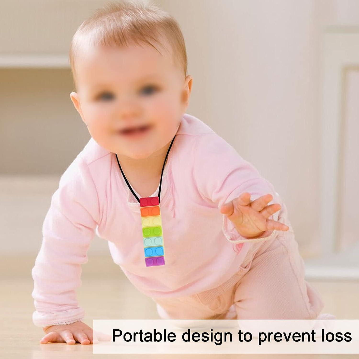 Baby Teether Sensory Chews Soft Gum Kids Chew Toy Colorful Silicone