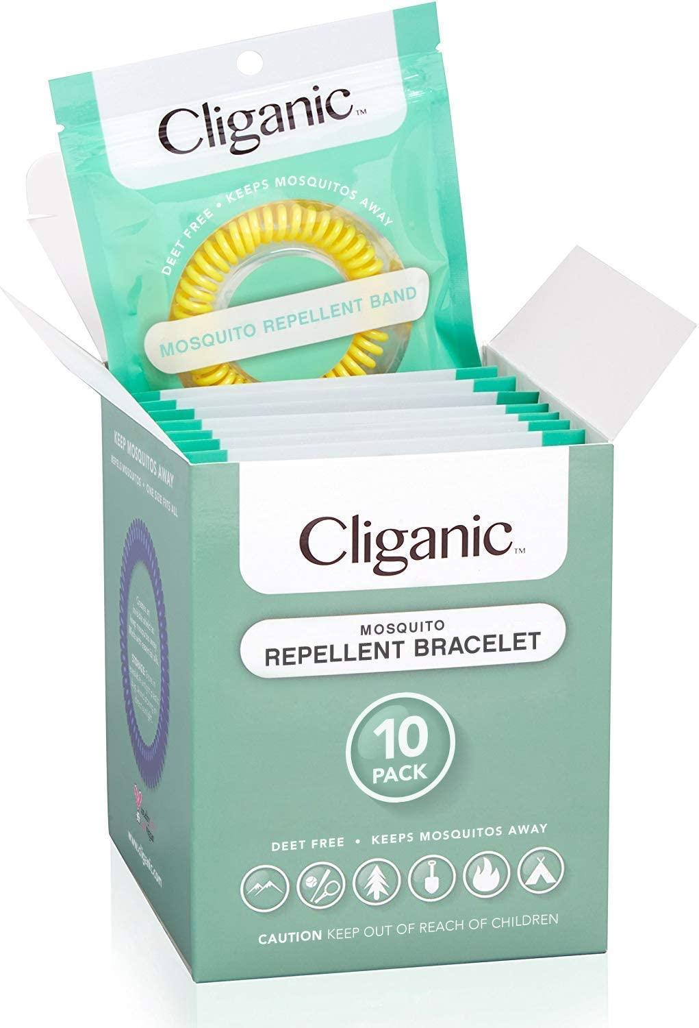 Cliganic Mosquito Repellent Bracelet 10 Pack
