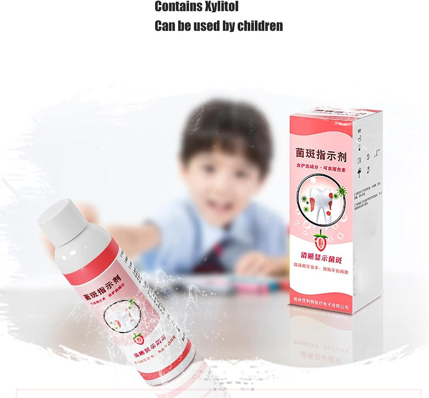 Plaque Disclosing Agent Oral Tartar Test, Denture Cleaner Toothpaste