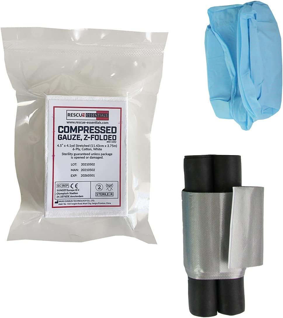 Pocket Trauma Kit IFAK for Bleeding Control Vacuum Sealed, Compact