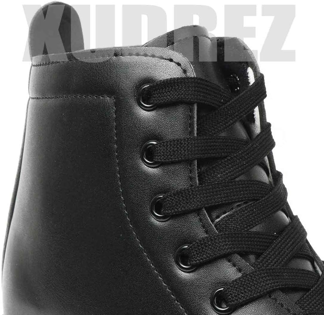 XUDREZ Classic Roller Skates HighTop DoubleRow Leather Roller Skates