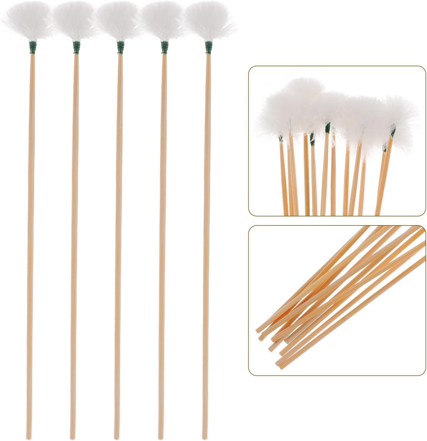Ear Cleaner 24 Pcs Ear Wax Removal Sticks Bamboo Ear Cleaner Ear Picker Ear  Cleaning Spoon Wood Ear Pick Fluffy Earwax Remover Earwax Clean Stick Ear  Wax Cleaning Stick
