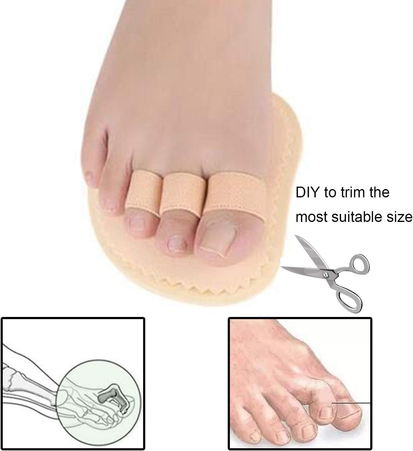 1 Pair Toe Straightener Hammer Toes Corrector with 3 Holes for Claw Toe