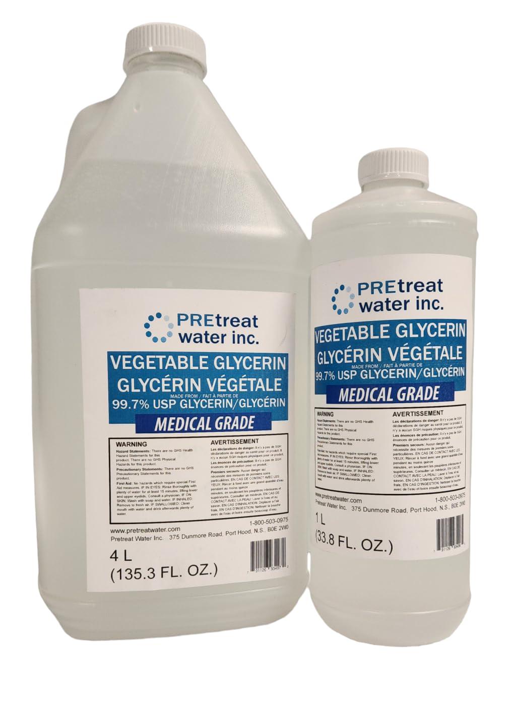 Vegetable Glycerin 1 Liter 99.7% Pure USP Medical Kosher Food and Pharmaceutical Grade Used for Skin Hair Food Crafts DIY Soaps and Various Other Applications | Buy Now with Express International Delivery | GoSupps.com Vegetable Glycerin 1 Liter 99.7% Pure USP Medical Kosher Food and Pharmaceutical Grade Used for Skin Hair Food Crafts DIY Soaps and Various Other Applications | Buy Now with Express International Delivery | GoSupps.com