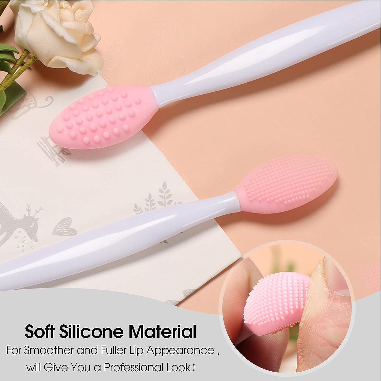 Silicone Lip Scrub Brush Exfoliating DoubleSided Lip Scrubber Tool