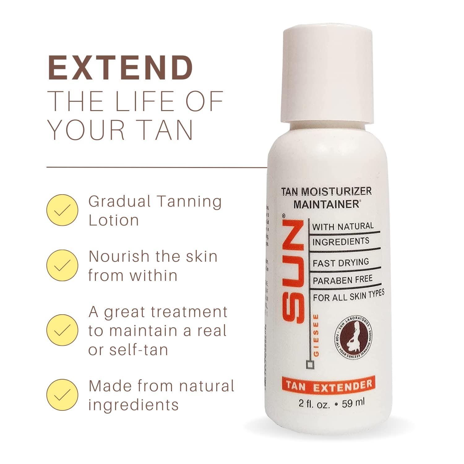 Sun Labs Tan Extender Moisturizing Lotion for Golden Glow 2 Oz. Bottle
