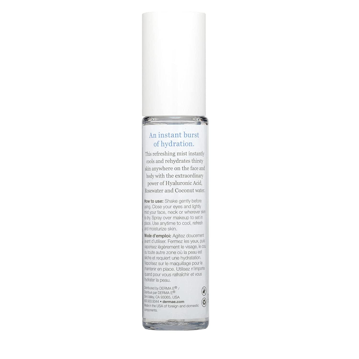 Derma E Hydrating Mist 2 fl oz Revitalize & Refresh Your Skin