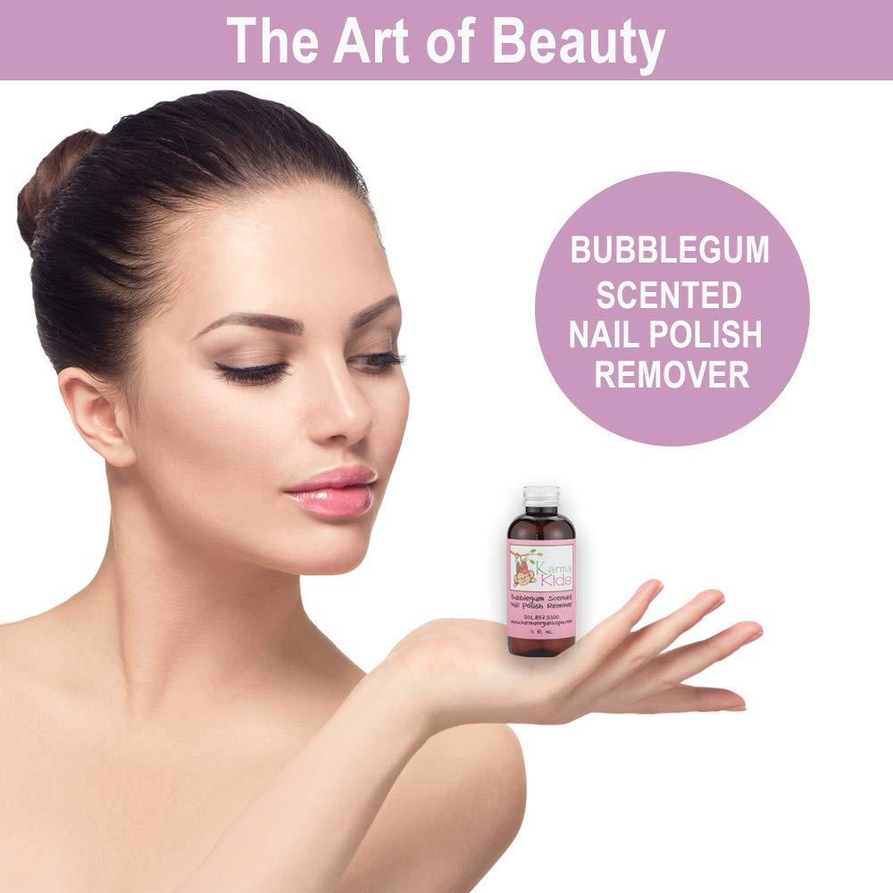 Karma Organic Natural Nail Polish Remover Bubblegum Scented for Kids