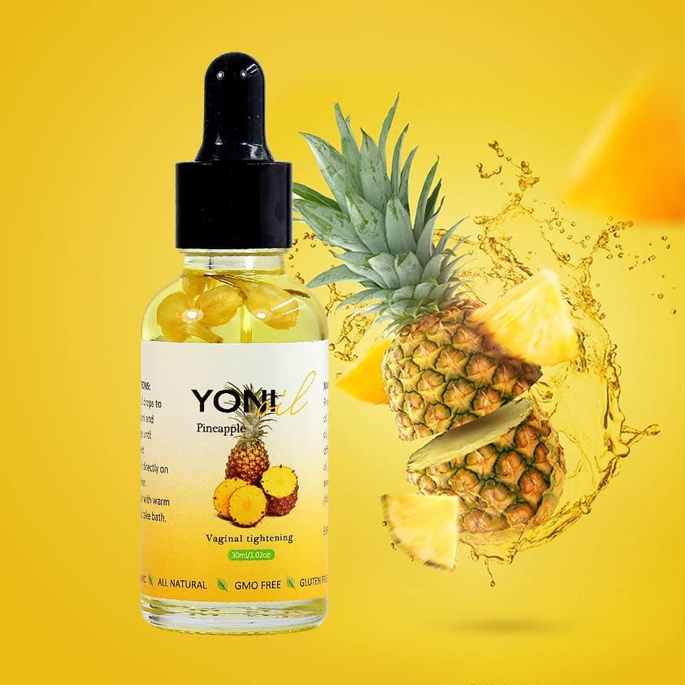 Aromlife 2 PCS Pineapple kojic Acid Soap Bar & Yoni Essential Oil