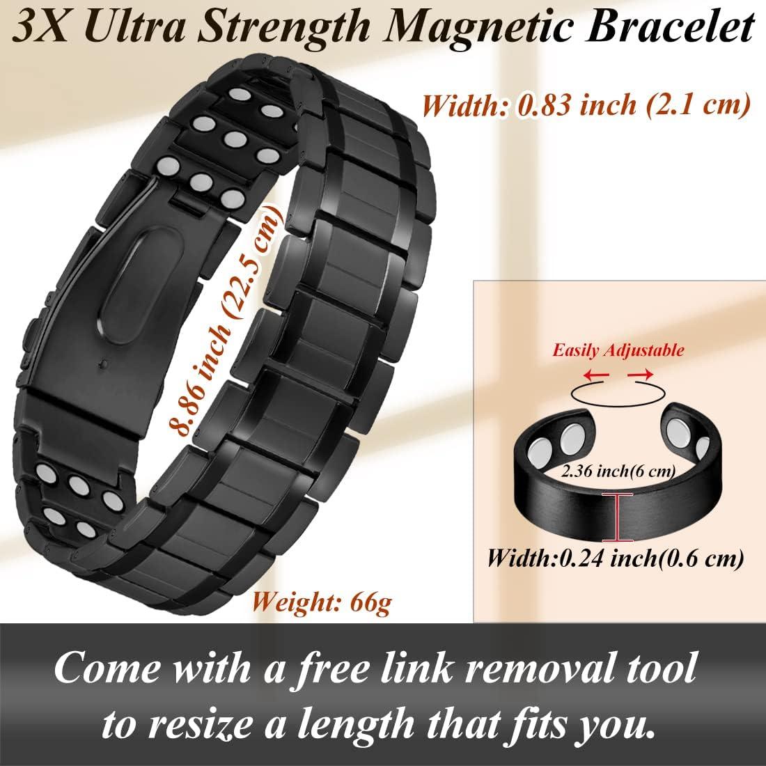 Cigmag Lymphatic Drainage Bracelet Men Ultra Strength