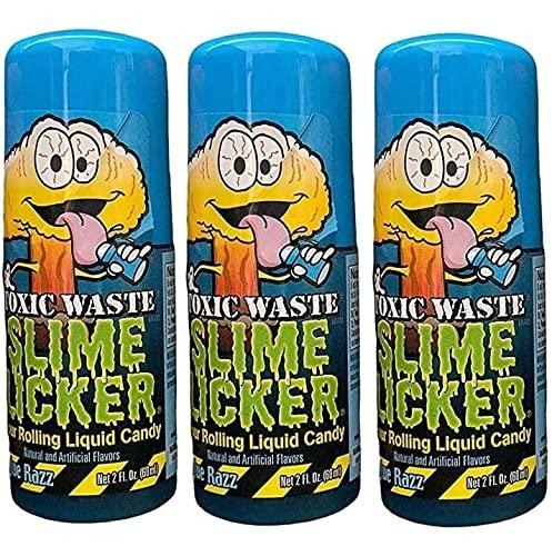 Sour Candy Slime Licker - Sour Rolling Liquid Candy - 3-Pack of