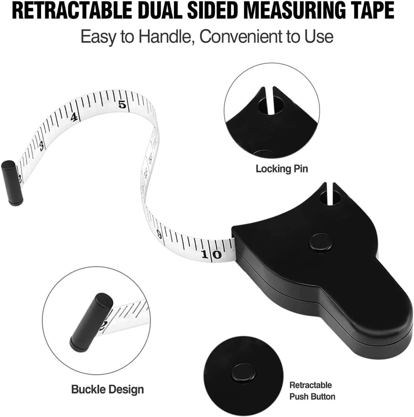 Body Measure Tape 60 inch (150cm), Automatic Telescopic Tape With CM/I –  CARTER ZAPATA
