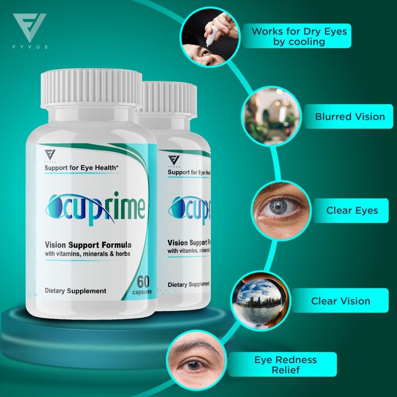 5 Pack Ocuprime for Eyes Vision Formula Occuprime Eye Vitamins