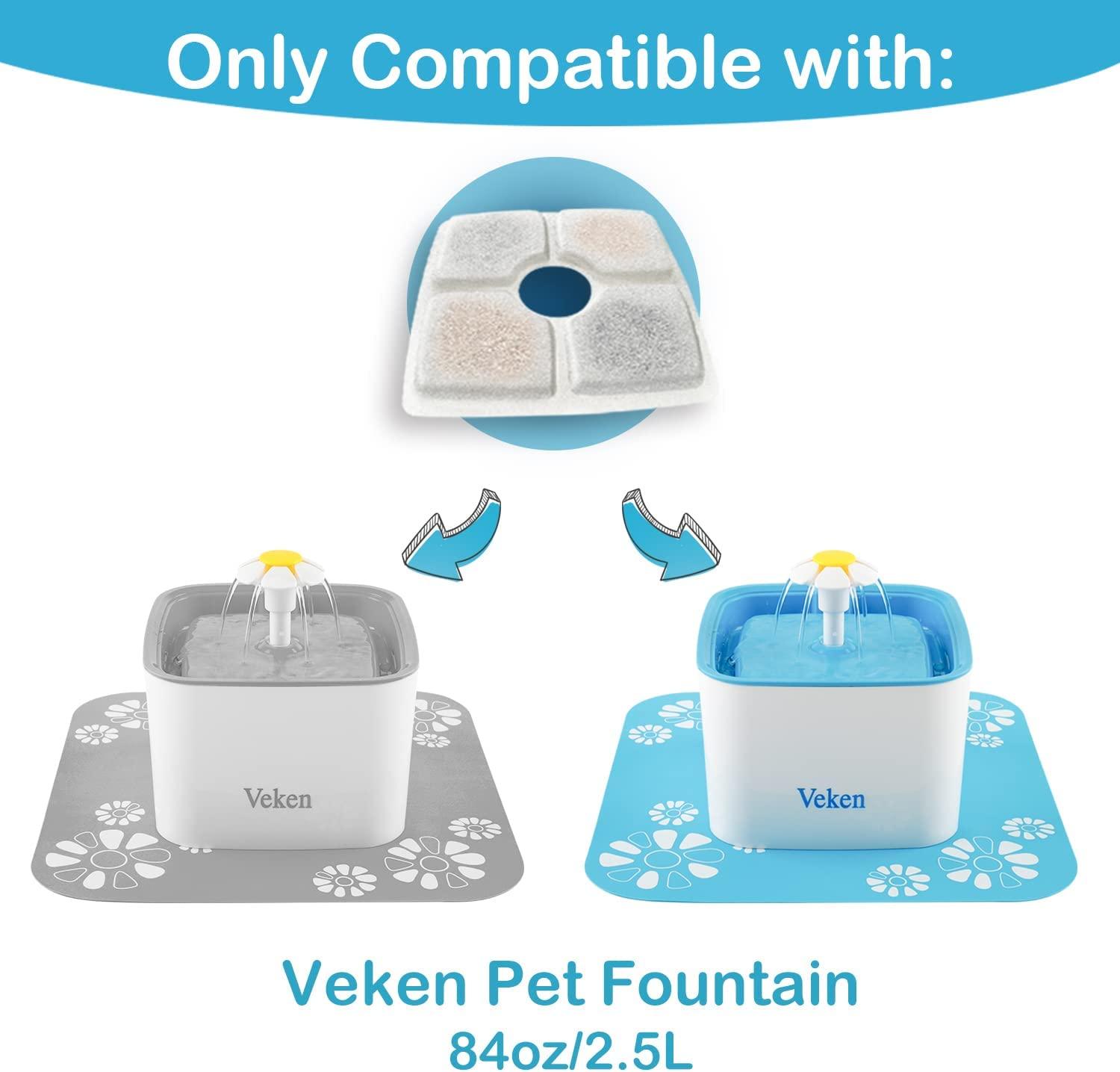Veken cat water sales fountain
