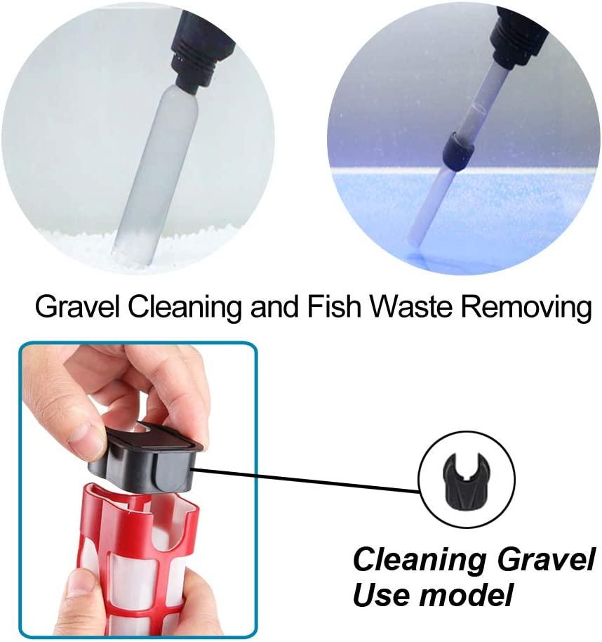 YCTECH Aquarium Gravel Vacuum Cleaner 6 Watt Automatic Filter Gravel