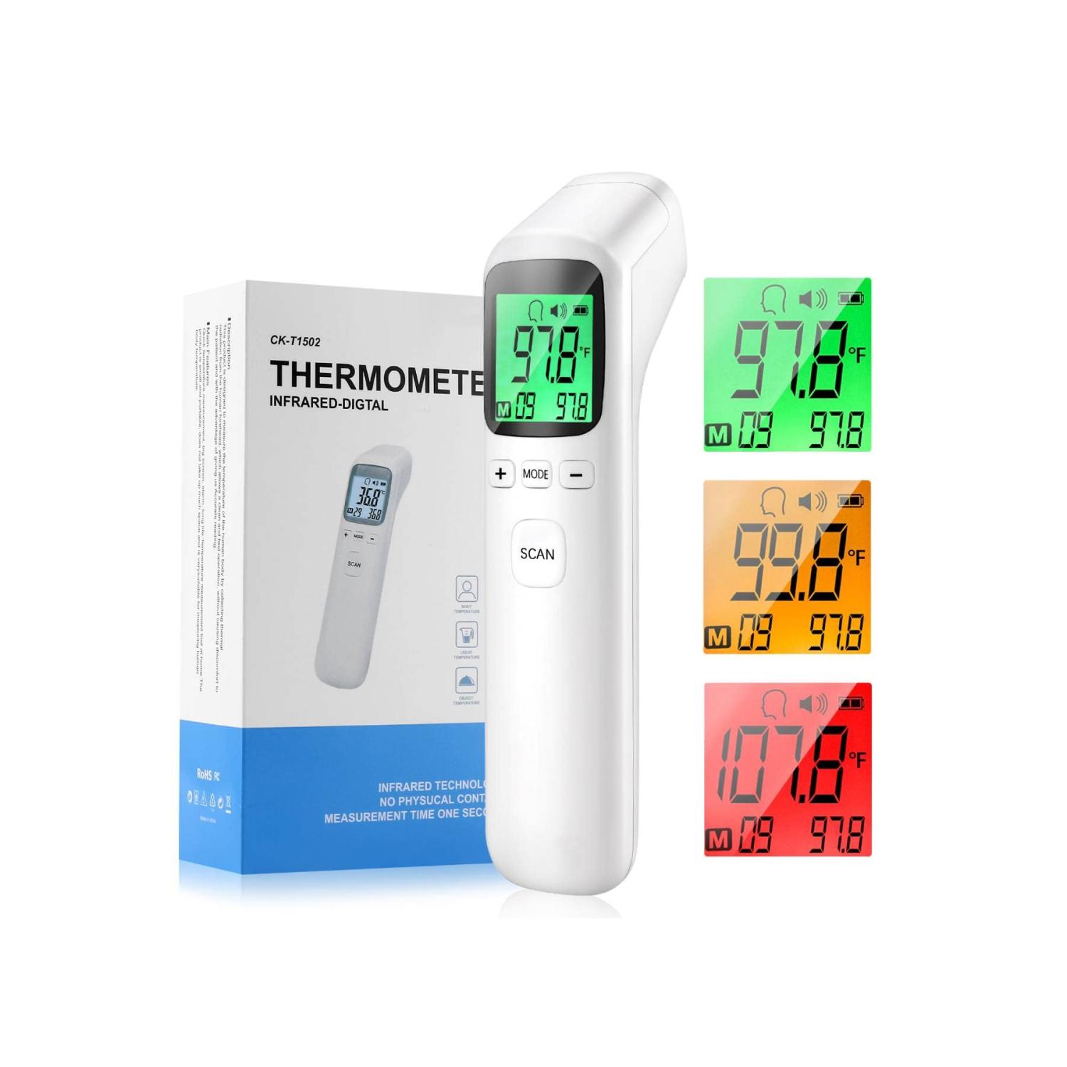 NonContact Infrared Forehead Thermometer , Digital Thermometer , Body