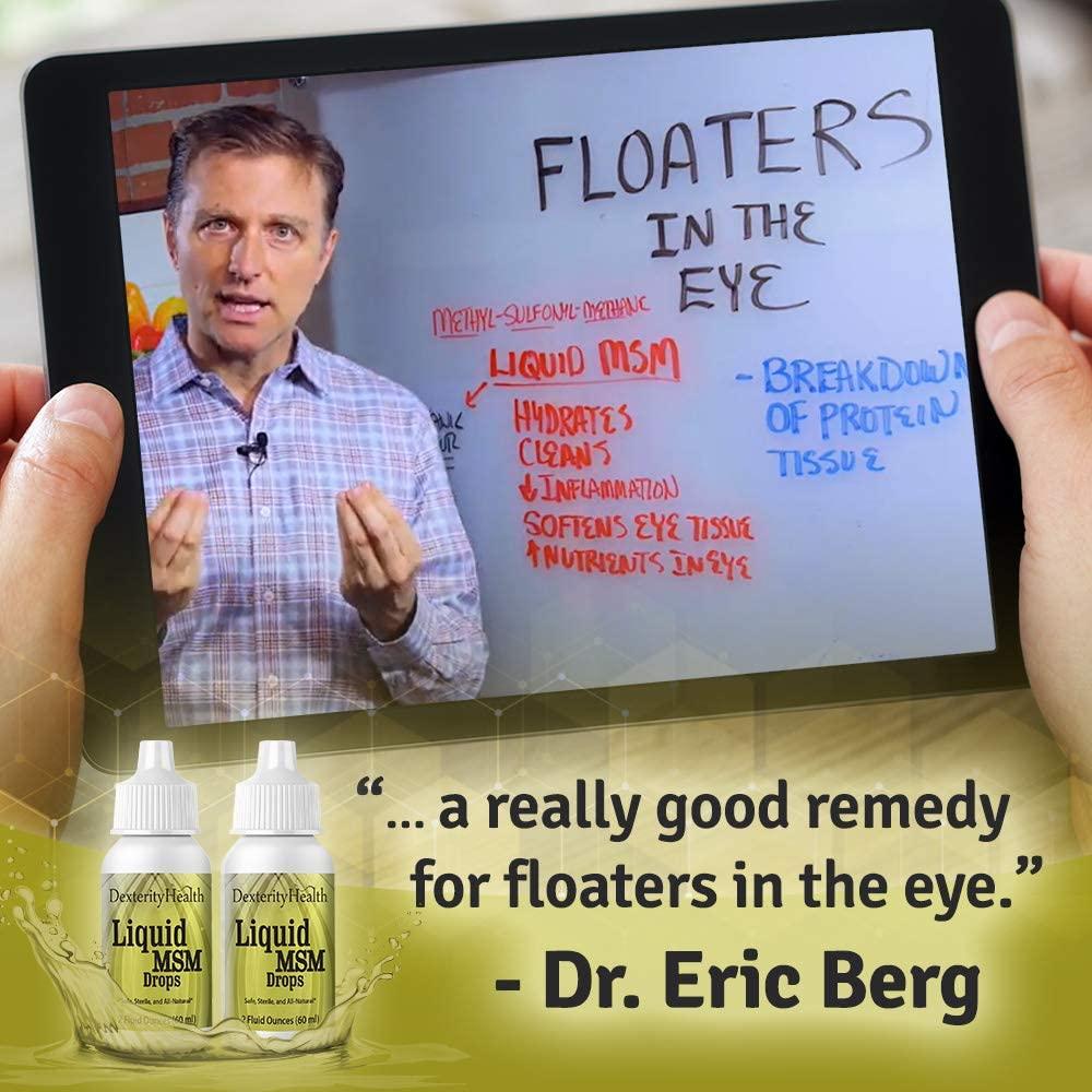 Dexterity Health Liquid MSM Eye Drops 2Pack of 2 oz. SqueezeTop