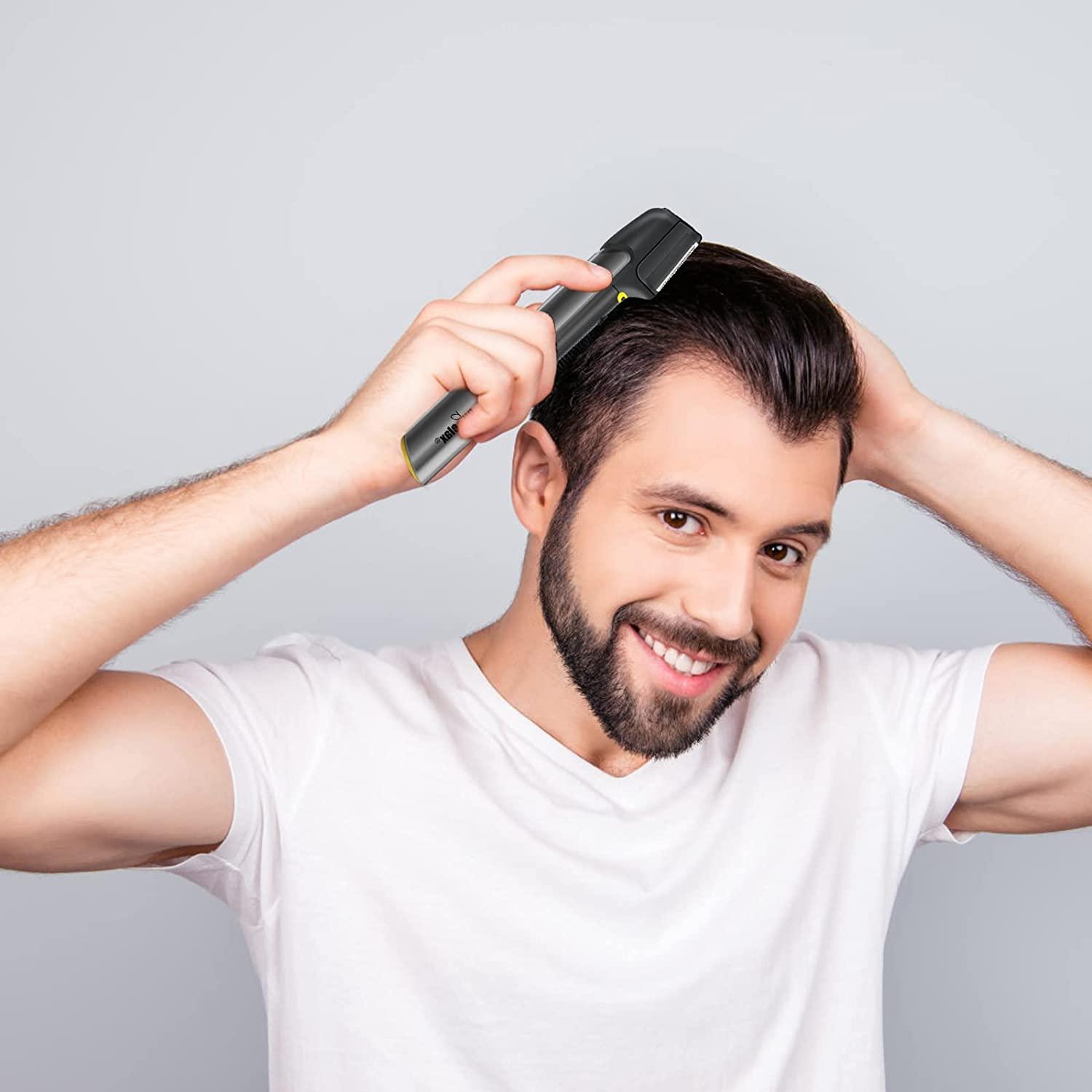 Gurelax Titanium Trim Hair Trimmer for Men, Trim Hair Cutting Tool as seen  on TV, Men's Body Hair Trimmer & Hair Clipper for Head Hair/ Beard/ Back/  Groin/ Pubic/ Bikini Hair Trimmer