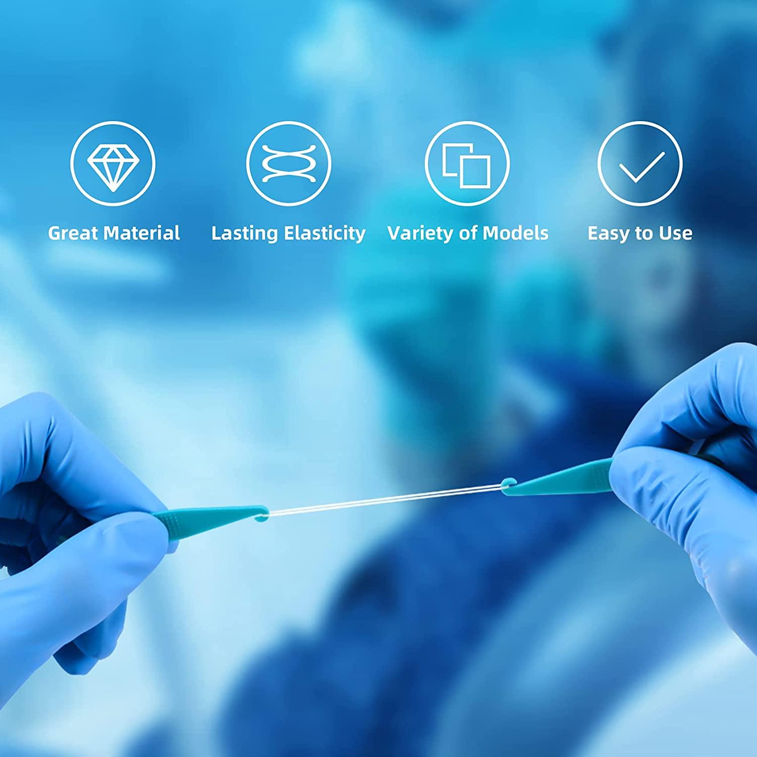 500 Pcs Orthodontic Elastic Rubber Bands 4.5 Oz 1/4 Size Dental