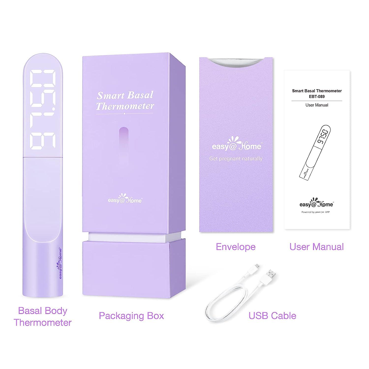 EasyHome Basal Body Thermometer Accurate BBT Thermometer for Ovulation