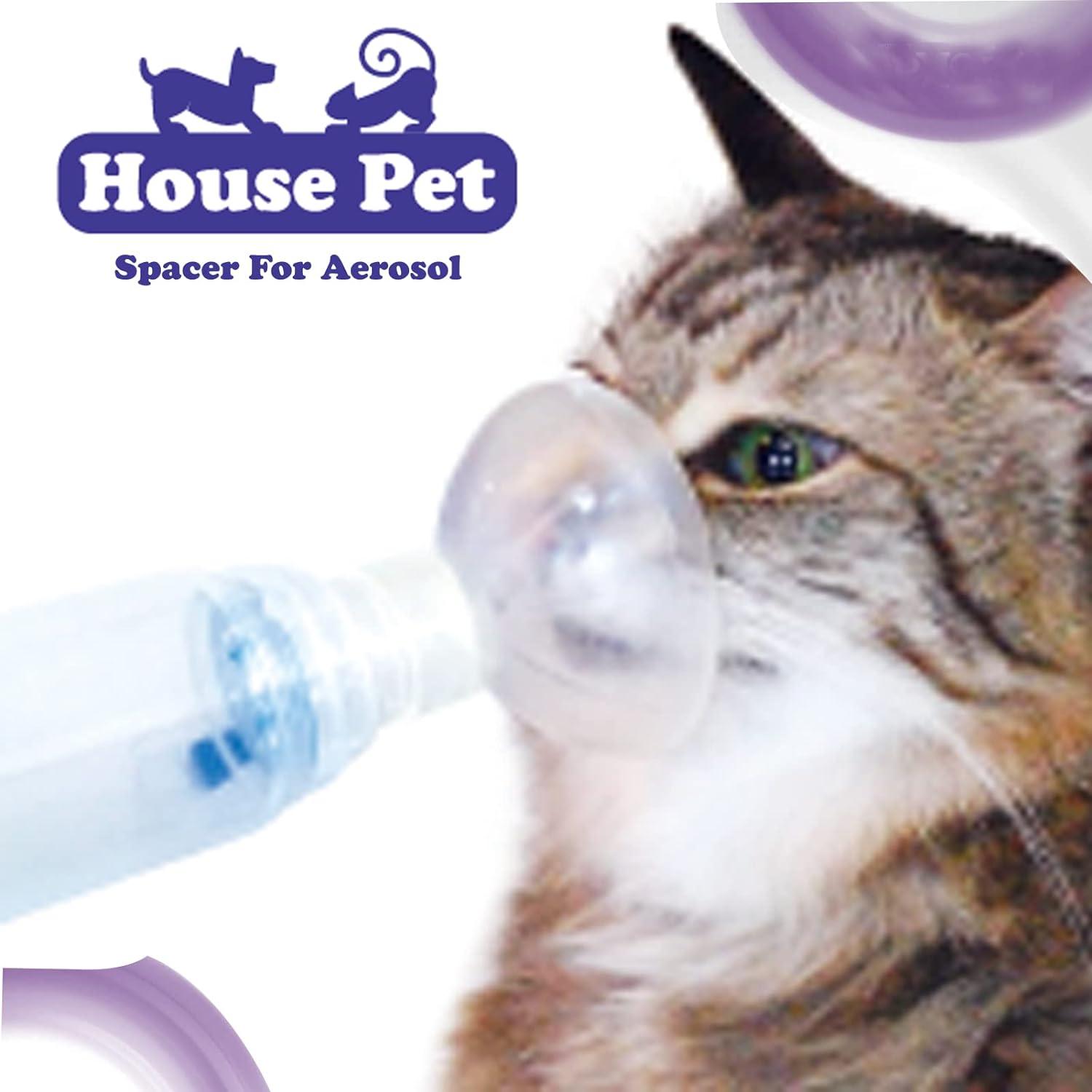 Inhaler Spacer for Dogs & Cats - 2 Silicone Masks | Canine & Feline ...