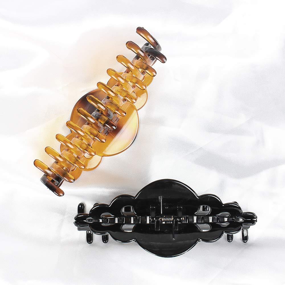 ACCGLORY ExLarge Plastic Hair Claw Clips for Women Big Hair Clips for