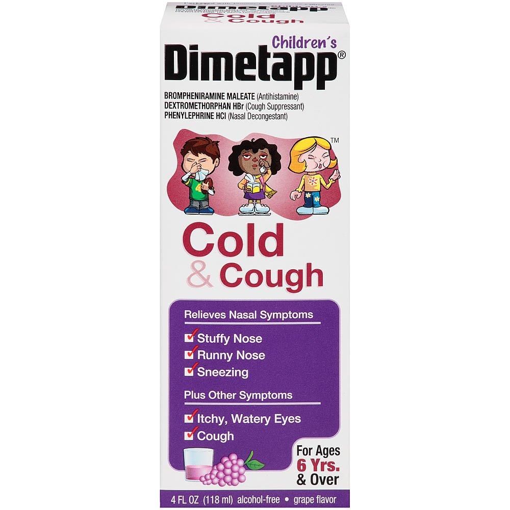 Dimetapp DM Cold & Cough Elixir 4oz