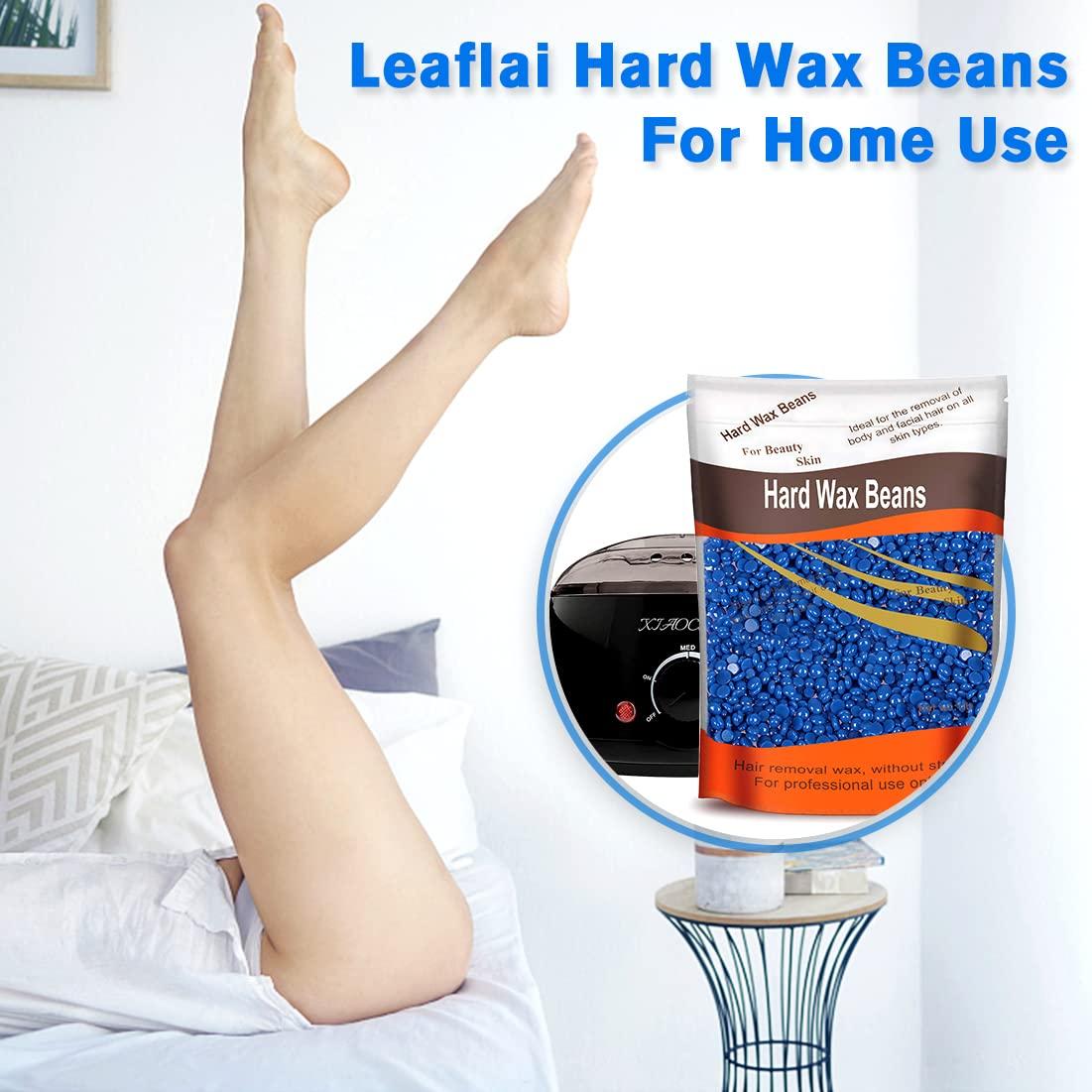 Hard Wax Beads, GIRLEARLE 1lb Wax Beans for Hair Removal Sensitive Skin  with Rose Formula, Perfect for Full Body, Facial, Brazilian Bikini, and  Legs