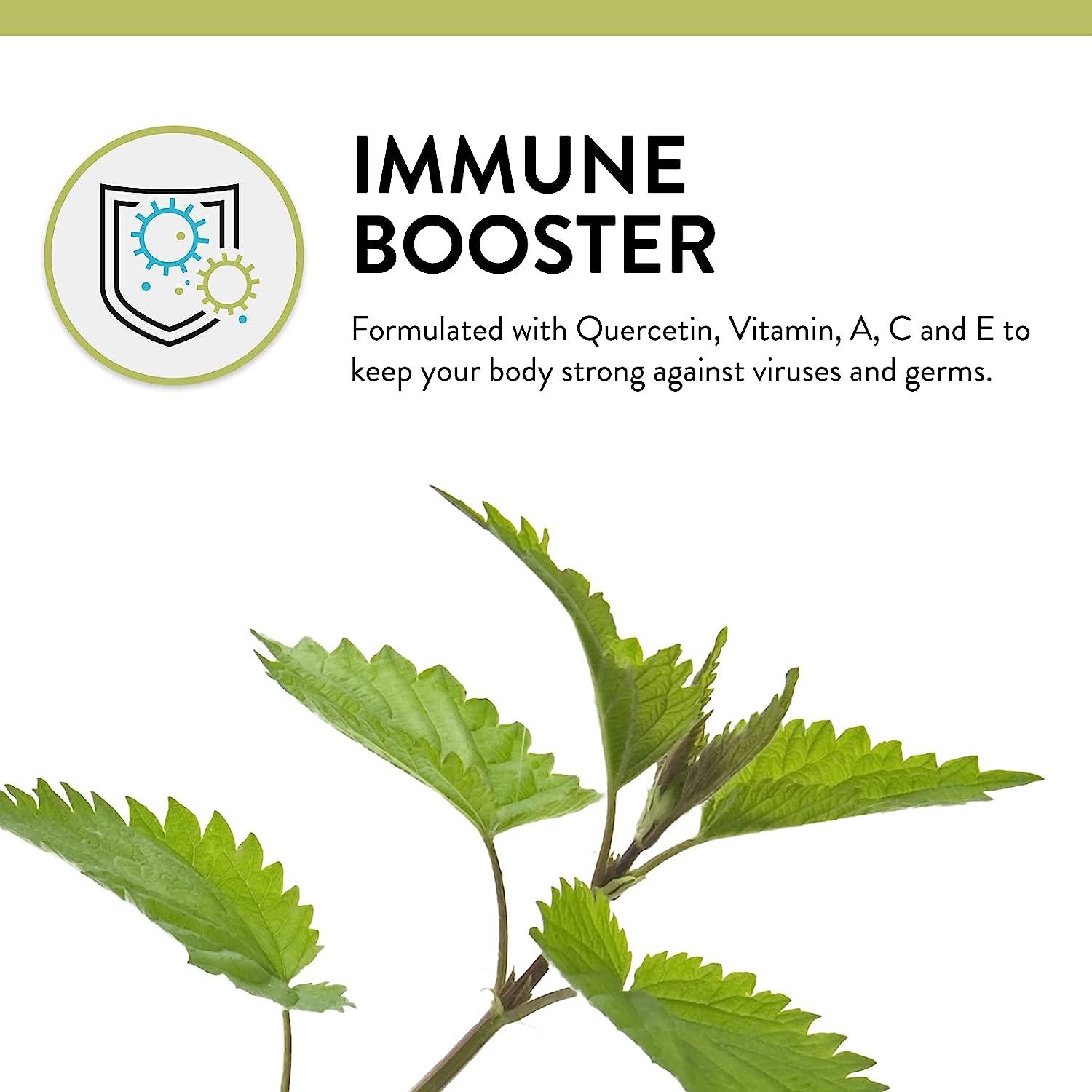 Mt. Angel Vitamins Quercetin Nettle+, Quercetin 1000mg with Bromelain