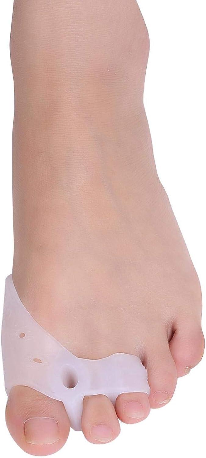 2 Pairs Pinky Toe Separator and Protectors Toe Separators for