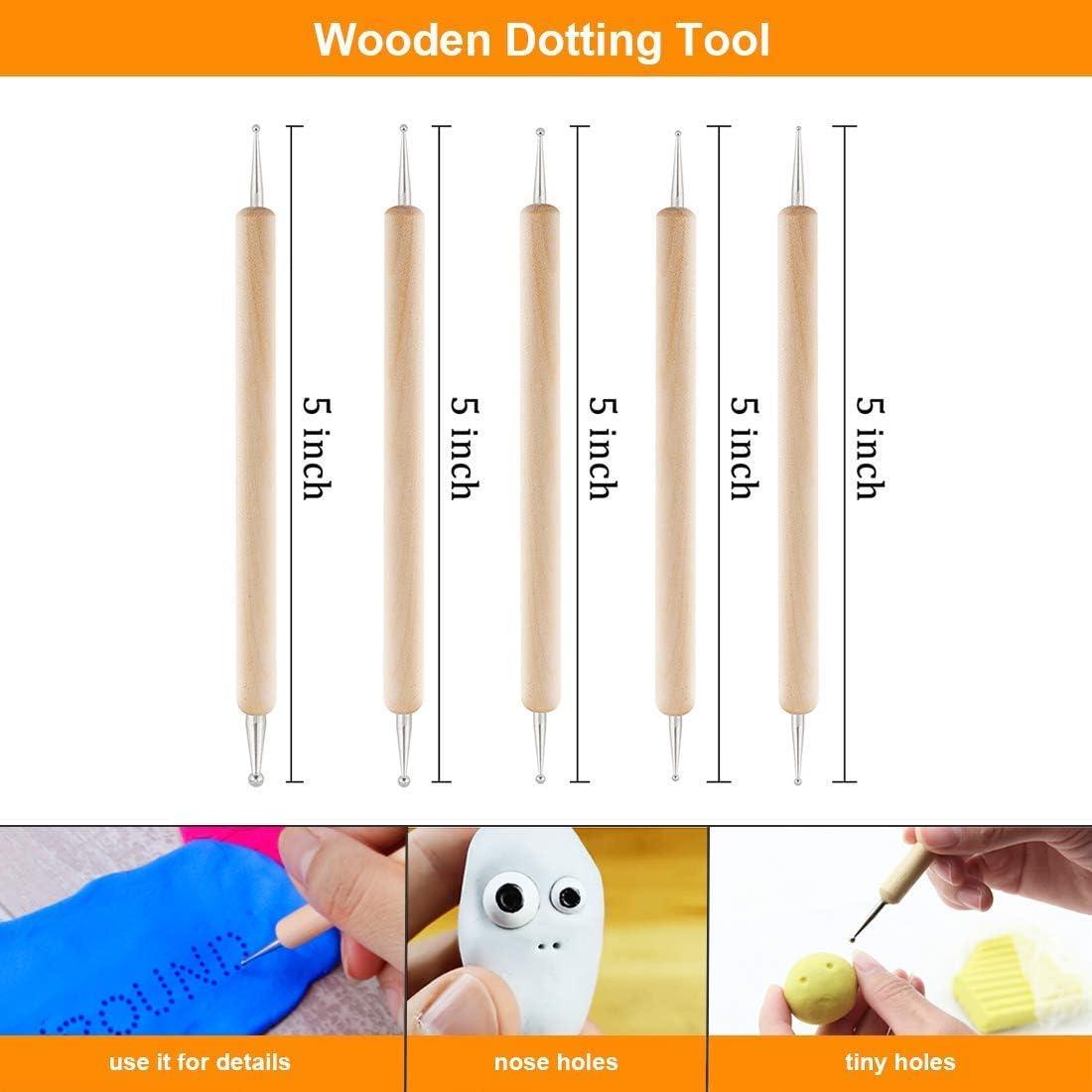 Polymer Clay Sculpting Tools, Genround 25pcs Modeling Clay Sculpting Tools