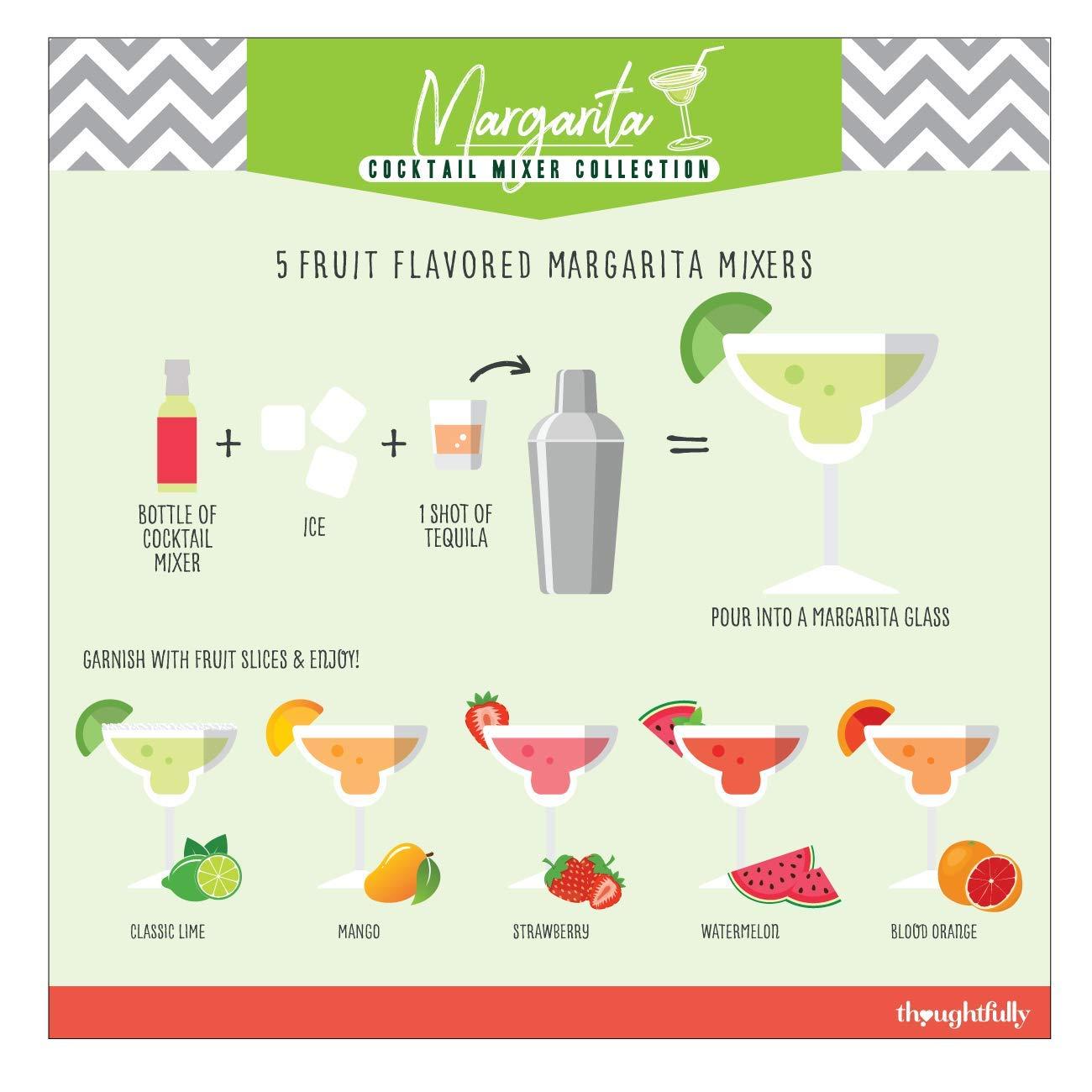 Thoughtfully Cocktails Margarita Cocktail Mixer Gift Set PreMeasured