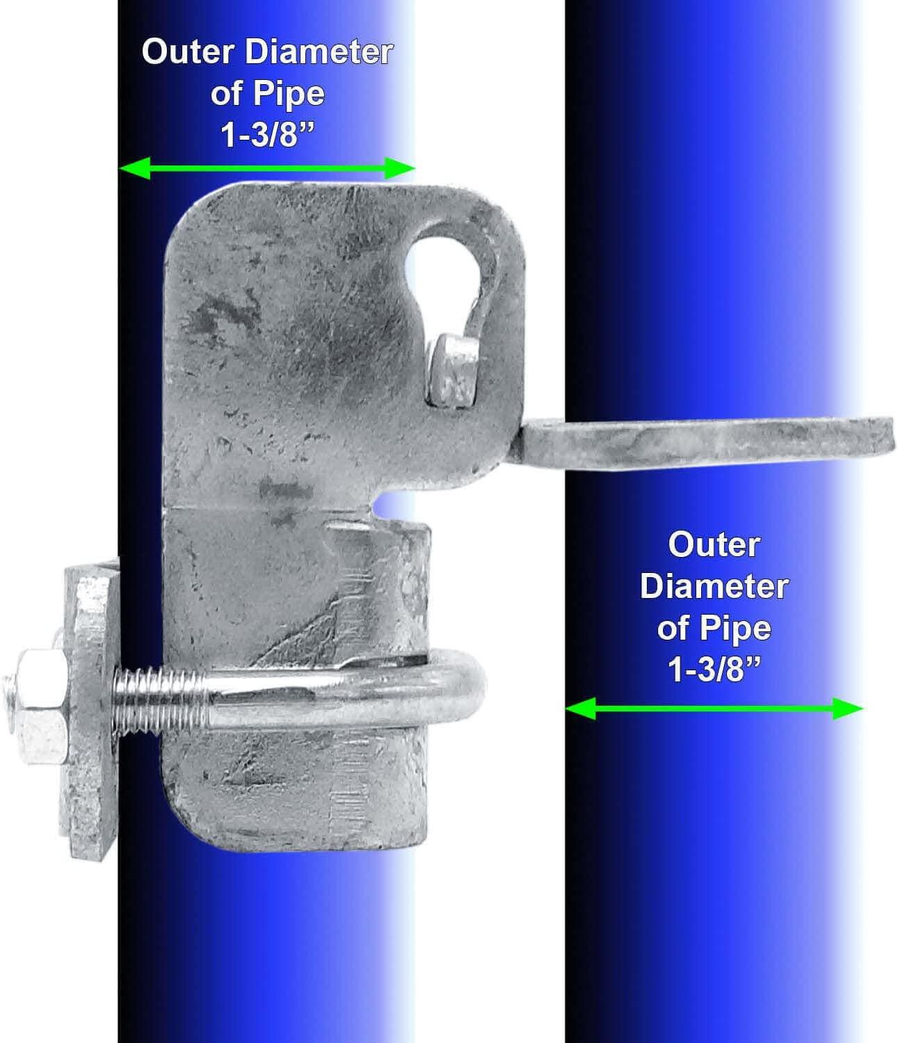 Kennel Gate Latch for Dog Kennels and Kennel Panels 13/8" Kennel